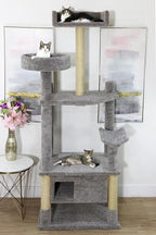 Extra-Large Cat Tower – 82" Tall | Handcrafted USA Cat Tower Tree