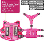 WINSEE Service Dog Vest Harness for Medium Dog, Tactical Working MOLLE Vest with 10 Pet Patches, No Pull Heavy Duty Harness for Training Walking