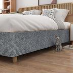 Yenhome 15.7"X160" Cat Scratch Deterrent for Furniture, Anti Scratch Furniture Protector, Couch Protector from Cat Claws Renter Friendly Trimmable Self-Adhesive Carpet Cats Wall Scratcher (Grey White)