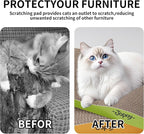 2 Packs cat Scratch pad Toys Reversible Scratching Cardboard，scratchers for Indoor Cats Sleep Play and Grind Claws