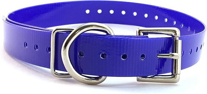 Replacement Strap for SportDOG Collars - 3/4" Wide Ultra-Durable Dog E-Collar Replacement for Training, Bark, Shock, Electric, and GPS Collars - 28" Adjustable Length SportDOG (Blue-FBA)