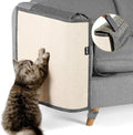NATUYA Cat Scratch Furniture Protector - Large Sisal Cat Scratching Mat for Couch, Arm, Sofa, Corner (Dark Gray, Right)