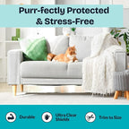 Reli. Cat Scratch Furniture Protector (6 Pack - Combo Pack - M, L, XL Sizes) Double Sided Cat Scratching Pads/Couch Protector from Claws | Clear Anti Scratch Furniture Shield