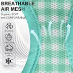AIITLE No Pull Dog Harness and Leash Set, Step in No Chock Soft Mesh Dog Harnesses Reflective for Extra-Small Puppy Dogs and Cats, Plaid Dog Vest Harness for Pets Turquoise XXS