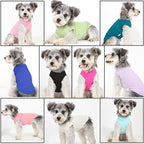 2 Pack Dog Clothes for Small Dogs Summer Dog Shirt Vest Girl Boy Lightweight Puppy T-Shirts Blank Soft and Cool Pet Clothing Sleeveless Medium Large Dog Outfit (Black+Avocado Green, XXX-Large)