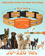 Jugbow Electronic Dog Training Collar with Wristband Remote, 3300FT Range, IPX8 Waterproof, 24H Time Display, Vibration & Beep Modes for Dogs 10-120 lbs