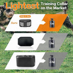 Tiniest Dog Shock Collar for 2 Dogs, Lightest Dog Training Collar with Remote for 2 Small Dogs 5-15lbs & Medium Large Dogs/Puppies, Waterproof, Rechargeable, 1300ft Range (2 White Black Dot Collars)