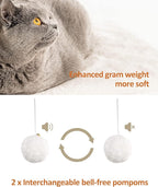 FourFurPets 43.8in 3-Tier Modern Cat Tree Tower Condo, Cat Scratch Posts for Indoor Cats, Big Plate, Two 19.7in Full Sisal Scratching Posts, Rustic Brown