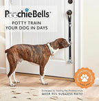 PoochieBells Dog Doorbell, Dog Potty Training Bells, Dog Safe USA-Made w/Perfect Sound,Dog Trainer Approved, Housetraining Made Easy & Quick, Sig Tracks Camo