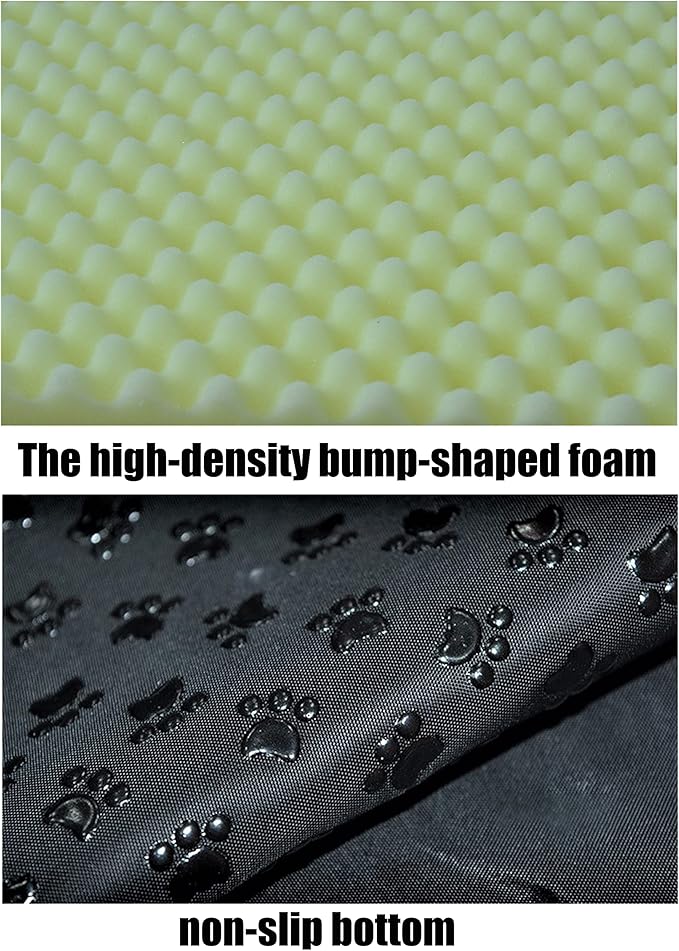 Dog Bed or Cat Bed,2 Ways to Use,Indoor Pet House with Fluffy Mat,Removable and Washable Cover,Splash-Proof House and Non-Slip Bottom,for Cats and Small Dogs(M Flamingo)