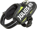Julius-K9, 16IDC-FNE-B1, IDC Powerharness, Dog Harness, Size: Baby 1, UV Neon Green