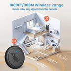 Dog Door Bell, Wireless Doggie Doorbell Operating at 1000 Feet with IP65 Waterproof Touch Button, 32 Melodies & 4 Notification Modes