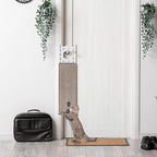 4 Pcs 15 Inch Door Hanging Cat Scratcher Cardboard Cat Scratching Board Reversible Door Hanger Scratcher Kitty Scratching Post Pad Mat for Indoor Doorknob Wall Floor
