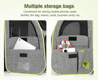 Pecute Cat Backpack Carrier Expandable, Pet Backpack with Curtain for Cats Dogs Up to 11lbs, with 4-Side Breathable Mesh, Multi-Entry & Lockable Zippers for Travel, Hiking, Camping - Hands Free