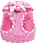 PUPTECK Dog Harness for Puppy and Small Sized Dogs, Step-in No Pull Soft Mesh Vest Harness for Cats Small Pets Walking, Pink, S