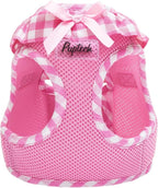 PUPTECK Dog Harness for Puppy and Small Sized Dogs, Step-in No Pull Soft Mesh Vest Harness for Cats Small Pets Walking, Pink, S