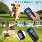 Dog Training Collar with Remote, Waterproof Dog Collar with Beep Vibration Shock, Adjustable 0 to 99 Shock Vibration Levels Dog Training Set for Small Medium Large Dogs