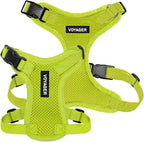 Voyager Step-in Pet Harness - All Weather Mesh, Adjustable Step in Harness for Cats and Dogs by Best Pet Supplies - Lime Green, XL