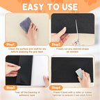 Aliceset Pet Nail Self Adhesive Replacement Emery Paper Fits Dog Scratch Pad Dog Nail Board Sandpaper Cat Litter Box DIY for Pet to Scratch Alternatives(10 Inch X 16ft)