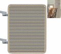 Cat Nail File Scratcher- Cat Scratch Pad with 80-Grit Aluminum Oxide, Wrap-Around Design for Cat Trees and Posts, Scratch Mat is Ideal for Trimming Cat Nails (14.81"x11.12")