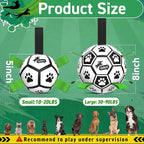 QDAN Dog Toys Balls with Bell Inside, Squeaky Dog Balls for Tug of War, Puppy Birthday Gifts, Dog Water Toys, Ball for Small Dogs(Black Green, 5 inch)