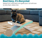 Catstages Easy Life Hammock Cat Lounger & Scratcher – Elevated Spot with Catnip, Comfortable & Multifunctional Design, Supports Cats Up to 20lbs