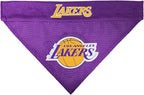 Pets First NBA LA Lakers Reversible Bandana Size XX-Large for Dogs & Cats. 2 Sided Sports Bandana, Premium Embroidery Team Logo, Many NBA Teams Available