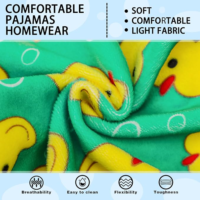 Paiaite Dog Pajamas Onesie: Comfortable Four-Legged Apparel for Small, Medium, & Large Dogs, Polyester Material for Comfort, Wrinkle Resistance, Moisture Wicking, and Stretchiness Yellow Duck XXL