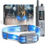Dog Shock Collar (New Version) with 360° LED Lights – 4200FT Dog Training Collar with Remote, IPX8 Waterproof, Beep/Vibration/Safety Shock Modes, Rechargeable E-Collar for Dogs