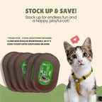 B Kitty Scratcher Cat Bed, Fun for Your Purr-FECT Feline (B-Scratcher Oval Pack x 5)