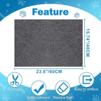 23.6x15.8 Cat Wall Scratcher Mat with Nano Tape,Anti Cats Scratch Furniture Couch Carpet Corner Protector for Indoor,Trimmable Cat Scratching Pad Board Sofa Replacement