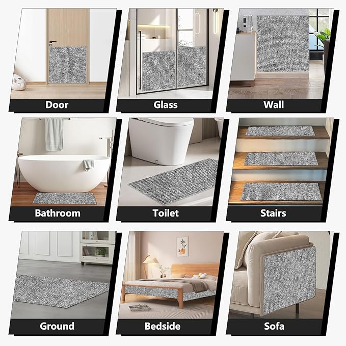 Cat Scratch Couch Furniture Protector,Trimmable Self-Adhesive Cats Claws Scratch Pads, Sisal DIY Climbing Couch Protector for Scratch Post Cat Tree Replacement Indoor(Light Gray, 78.7"x15.8")