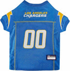Pets First NFL Los Angeles Chargers Dog Jersey, Size X-Large, Football Shirt Costume for Pet, Dog Sports T-Shirt, NFL Team Clothing for Cats, Licensed Pet Apparel Available in 7 Sizes and 32 Teams