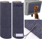 2 Pack Cat Scratch Furniture Protector Trimmable DIY Climbing Scratching for Indoor Couch Protector from Cat Claws, Walls and Tower Replacement (Grey, 15.7'' x 23.6'')
