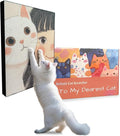 Art Cat Scratching Pad,Wall Scratcher for Indoor Cats - 16.54x11.81x1.18 Inches, Double-Sided Use, Cat Cardboard Scratcher Fits All Breeds & Sizes, Easy to Install,Cat Gifts