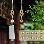 AUEAR, 100 Pieces Vintage Brass Bells 20mm Mini Jingle Bell for DIY Wind Chimes Home Decor