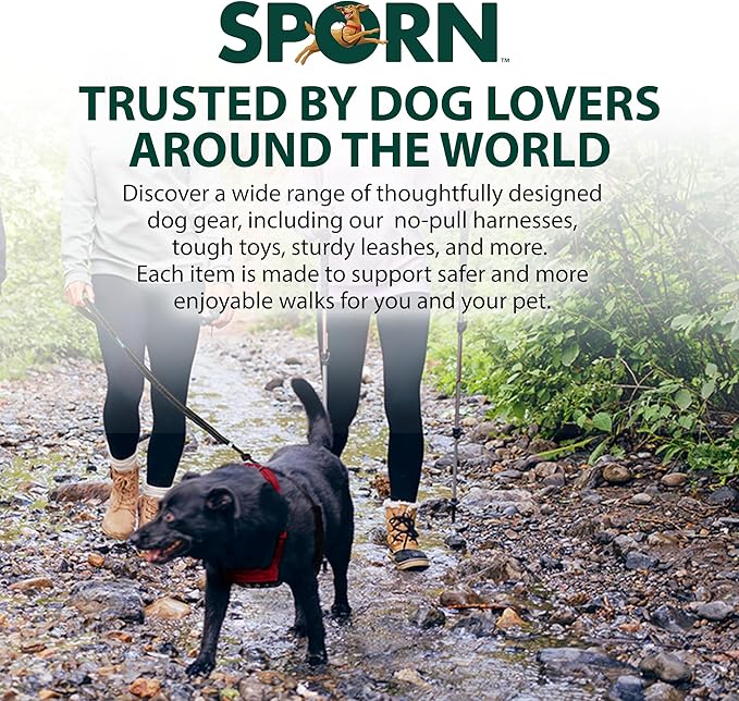 SPORN Non- Pull Mesh Harness, Black, Extra Large