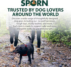 SPORN Non- Pull Mesh Harness, Black, Extra Large