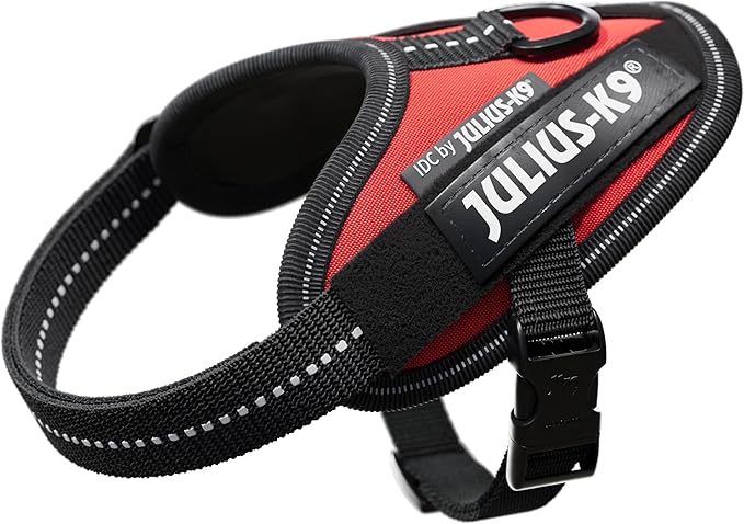 Julius-K9, 16IDC-R-B1, IDC Powerharness, Dog Harness, Size: Baby 1, Red
