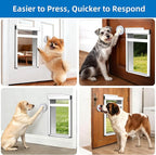 Dog Doorbell Wireless – Dog Bell to Go Outside, Touch-Activated Doggy Door Bell for Easy Training, Long Range, Indoor Outdoor
