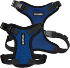 Voyager Step-in Pet Harness - All Weather Mesh, Adjustable Step in Harness for Cats and Dogs by Best Pet Supplies - Royal Blue/Black Trim, L