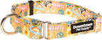 Downtown Pet Supply - Martingale Collar for Dogs - Dog Training Collar - Big, Wide & Thick Dog Collar - Escape-Proof, Weatherproof, Durable and Comfortable - Good Vibes - Extra Large Dog Collar