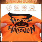 KOOLTAIL Dog Halloween Shirts, 2 Pack Soft & Lightweight Dog Shirts for Small Medium Dogs, Pet Sleeveless Vest Costume with Cute Printing for Boy Girl Puppy Cats