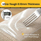 Cat Scratch Furniture Protector-12 Pack Single Side Couch Protector, Clear Anti Cat Furniture Protector,Training Tape, 12 Pack+ 52 Pins