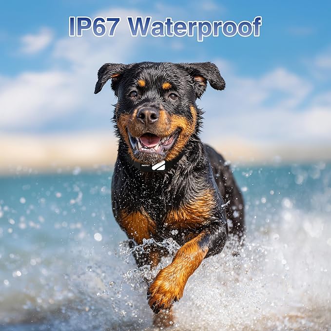 PATPET Training Collar for Dogs, 4200Ft Dog Training Collar with Remote, 3 Training Modes Beep, Vibration, Static, Rechargeable Electric Collars for Medium Large Dogs