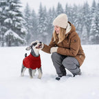 Cable Knitwear Valentines Dog Sweater, Warm Clothes for Chihuahua, Bulldog, Dachshund, Pug, Yorkie,Dog Outfits for Small Dogs Medium Dogs (Red XS)