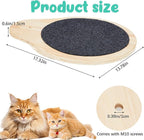 3 Pack 17.32" x 13.78" Cat Tree Attachments Accessories Tower Replacement Platform Soft Felt Blanket Wooden Perch Step Handwoven Hemp Rope Scratch for Floor to Ceiling DIY Indoor Cats Tower