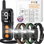 Dog Training Collar with Remote 3300FT for 3 Dogs, IPX7 Waterproof Rechargeable Training Collar with Beep, Vibration, Training Collar for Large Dogs, Small Dogs, Medium Dogs (10-120 lbs)