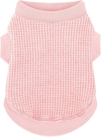 Cozy and Functional Dog Shirts for Small Puppies: Stretchable Pink Attire with Easy-On Design, Ideal for Chihuahuas and Yorkies - Enhance Comfort and Playfulness on Chill Days Small