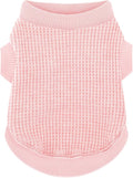 Cozy and Functional Dog Shirts for Small Puppies: Stretchable Pink Attire with Easy-On Design, Ideal for Chihuahuas and Yorkies - Enhance Comfort and Playfulness on Chill Days X-Large